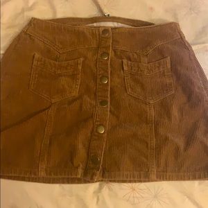 Kendall and Kylie corduroy skirt